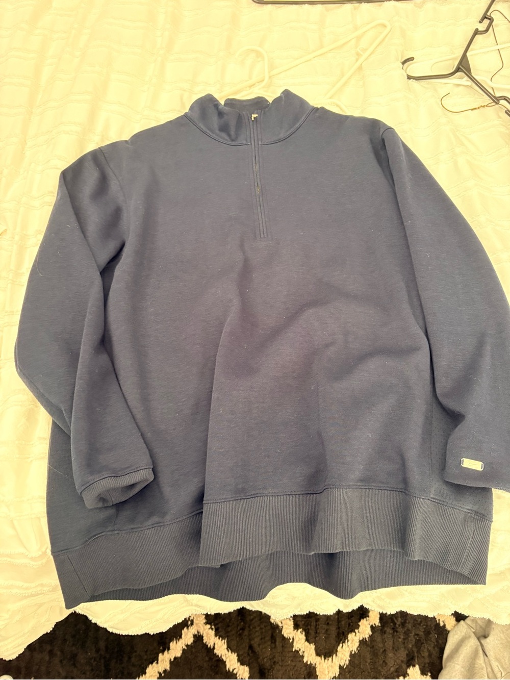Nike Men's Navy Half-Zip Sweater Pullover